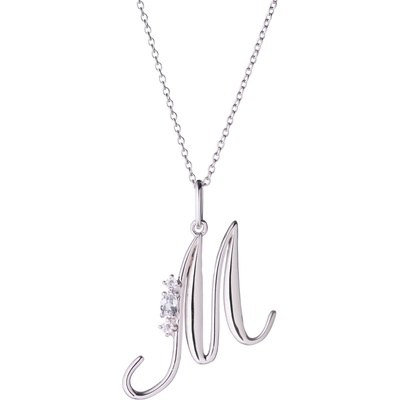 Silenti Jewelry Сребърно колие "М