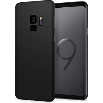 Spigen AirSkin Case - качествен ултратънък (0.36мм) кейс за Samsung Galaxy S9 (черен)