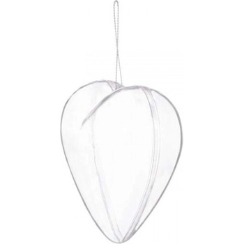 Ca2010 akrylové srdce 12 cm