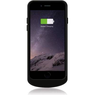 ZENS Battery Wireless Charging Case - поликарбонатов кейс-батерия (1550mAh) за безжично захранване за iPhone 6S, iPhone 6 (черен)