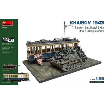 MiniArt Kharkiv 1943: Tram & Stug.III Ausf.G w/ Crew 1:35