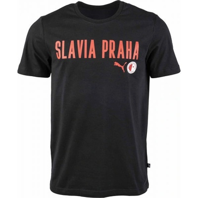 Puma Slavia Prague Graphic Tee DBLU čierne červené biele