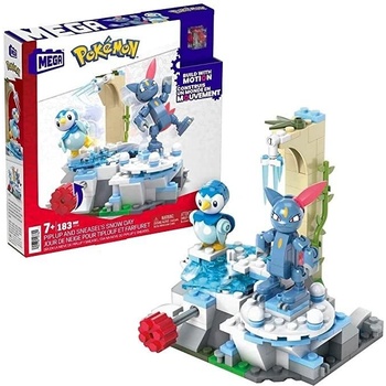 Mattel Pokémon Snow Day Piplup and Sneasel