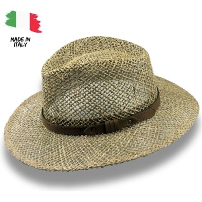 Krumlovanka pánský letní slaměný klobouk Fedora Paglia P-931-74 – Zboží Dáma