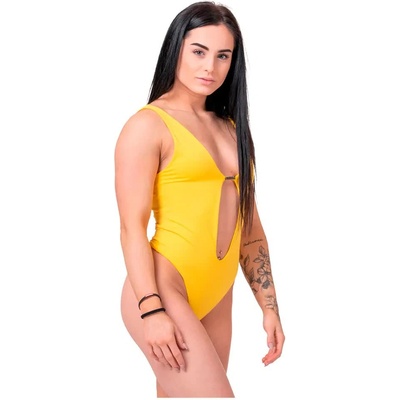 NEBBIA Бански костюм Nebbia One-Colour swimsuit - Yellow (Yellow)