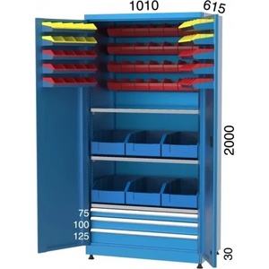 Kocel ШКАФ С 3 РАФТА, 3 ЧЕКМЕДЖЕТА И 68 КУТИИ kocel - 6904 (6904)
