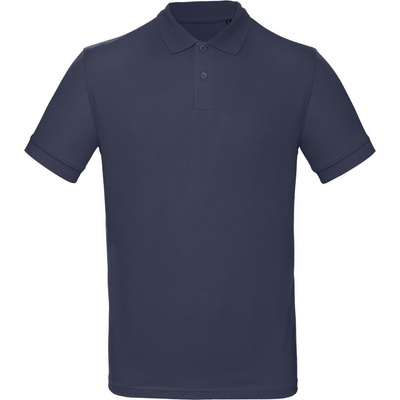 B&C Collection B&C INSPIRE POLO MEN / Мъжка поло тениска с къс ръкав от органичен памук - тъмносиня L (010430u3403)