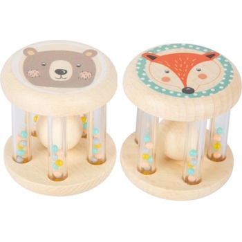 Small foot by Legler Rattle Animals Pastel дрънкалка със сачми 2 бр