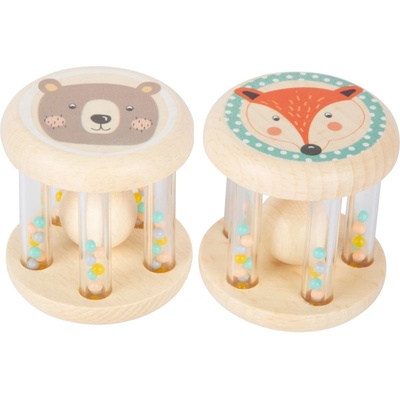 Small foot by Legler Rattle Animals Pastel дрънкалка със сачми 2 бр