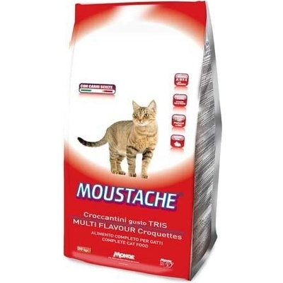 Moustache Cat Tris Flavour ryba, kuracie a hovädzie mäso 20 kg