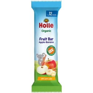 Holle Барче плодово ябълка и банан 25г