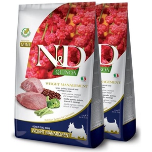 N&D Quinoa Adult Mini Weight Managment lamb 2xn7 kg