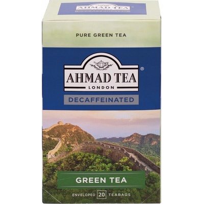 Ahmad Tea zelený čaj bez kofeínu 20 x 2 g