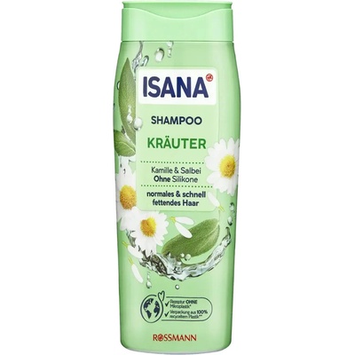 ISANA Šampon Herbal pro normální a mastící se vlasy 300 ml