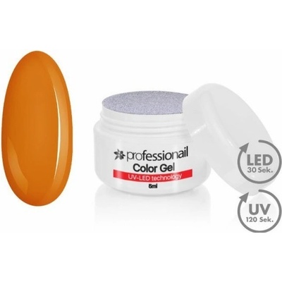 Professionail Barevný UV-LED gel Butterscotch Žlutá 5 ml