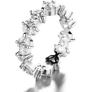 Silenti Jewelry Сребърен пръстен "Идеал" - 6 - 52мм (16.6мм диам. )