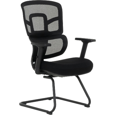 Посетителски стол Carmen 7682 - черен (3520416)