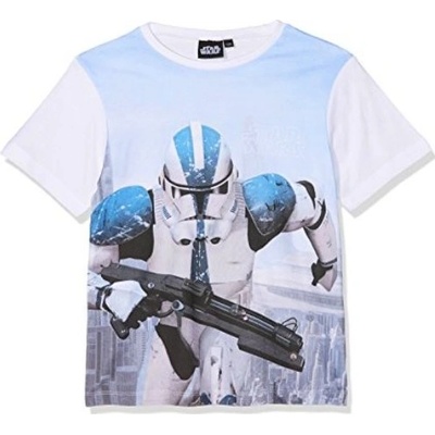 SUN citY dětské tričko Star Wars Stormtrooper bavlna bílá