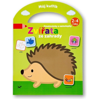 Můj kufřík Omalovánky a samolepky Zvířata ze zahrady
