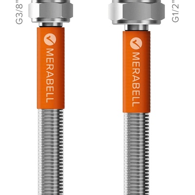 Merabell Aqua Profi Pripojovacia hadica, vnútorný G3/8” × vnútorný G1/2", 35 cm, M-M0004