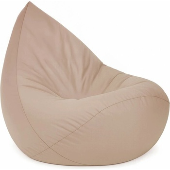 Misioo Misioo Béžový sedací vak pre deti vodeodolný pohodlný a bezpečný