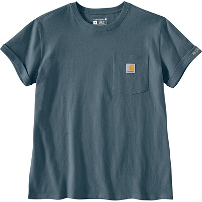Carhartt Дамска тениска Carhartt Women's Dearborn Loose Rosie T-shirt - Iron Blue - размер XS (916-6677-0111)
