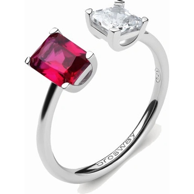 Brosway prsten Fancy Passion ruby BWFPR10