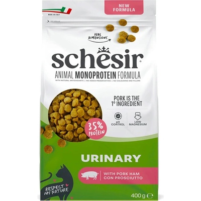 Schesir Cat Adult Animal Monoprotein Formula Urinary čerstvé bravčové mäso 400 g