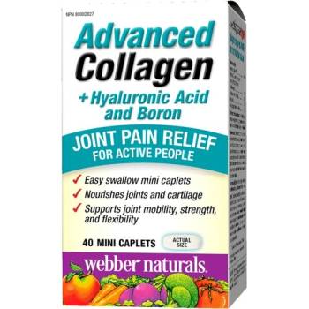 Webber Naturals Advanced Collagen + Hyaluronic Acid and Boron 40 мини каплети | Webber Naturals (3661 WN)