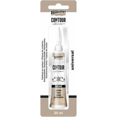 Pentart Konturovací liner perleťový 20 ml OŘÍŠKOVÁ – Zboží Dáma