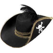 Elegantní pirátský klobouk s brkem