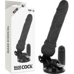  Вибратор с регулируема вакуумна основа, 19, 5см. - Basecock Twix 4 (D-223018)