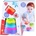 Playgo Цветна Пирамида Stack and Click (1008436F)