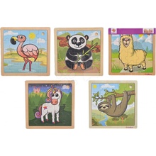 Eichhorn puzzle zvieratká Generic new Inlay puzzle DP 20 dielov 5 druhov