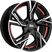 MAM RS5 6,5x16 4x108 ET20 black polished red Inside