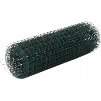 zahrada-XL Pletivo ke kurníku ocel PVC vrstva 25 x 0,5 m zelené