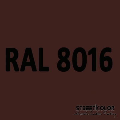RAL 8016 akrylová auto farba lesklá alebo matná 1 liter + tužidlo + riedidlo