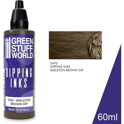Green Stuff World Dipping Inks Skeleton Brown Dip 60 ml