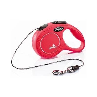 flexi New Classic Rope Red автоматичен повод за кучета тип въже - 0.3кг