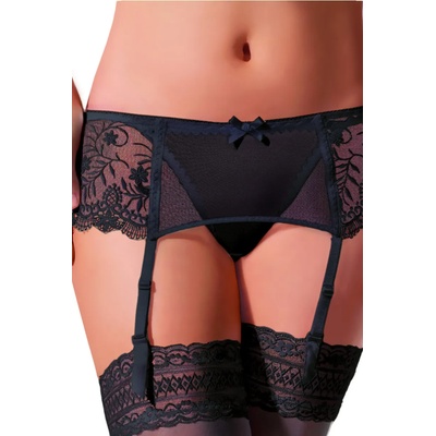 Ewana Жартиерен колан в черен цвят n032 eh-65331-czarny - Черен, размер s