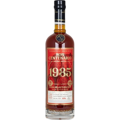 Centenario Rum 1985 Second Batch 43% 0,7 l (čistá fľaša)