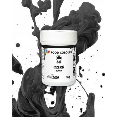 Food Colours Gélová farba (Black) čierna 35 g