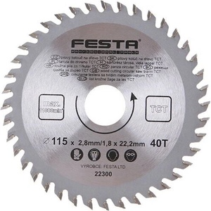 FESTA Диск за дърво FESTA SK 115/2.8/22.2 mm 40T 22300 (22300FE)