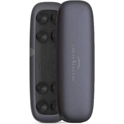 Xoopar SQUID MAX 2500mAh Power Bank Laser - външна батерия с MicroUSB и Lightning кабел за смартфони (сив)