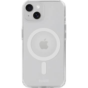 Holdit Калъф Holdit - MagSafe Case, iPhone 15/14/13, бял/прозрачен (7330985162787)