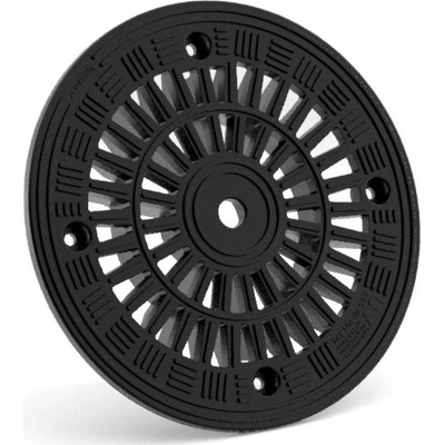 MIDAS Poklop plast kulatý s kul. mřížkou uzam. na 4 šrouby A15, DN 315 (pouze na hladkou rouru) p3615