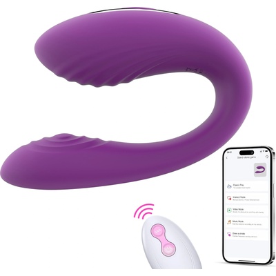 SuperLove Premium Couple Toy with Remote & App Purple