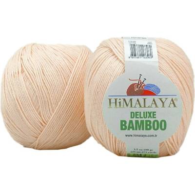 Himalaya příze DeLuxe Bamboo_124-04 jemná meruňková