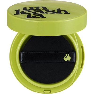 Unleashia Healthy Green Cushion SPF30/PA++ 18 Seashell Saténový make-up v hubke 15 g