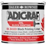 Daler Rowney Adigraf Block Printing Oil Боя за линогравюра Brilliant Red 250 ml (186252547)
